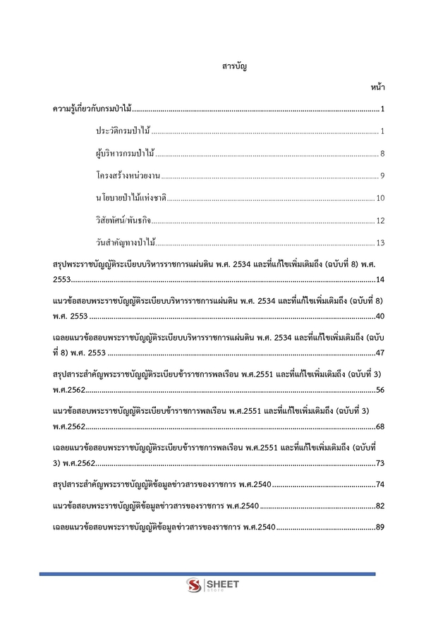 แนวข้อสอบ นิติกรปฏิบัติการ กรมป่าไม้ 2566