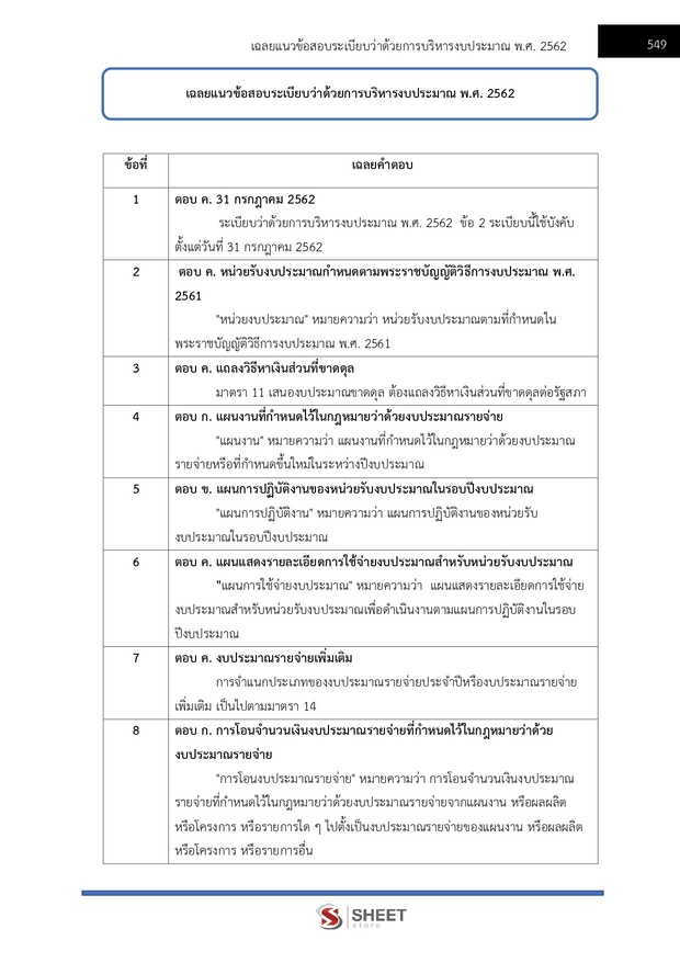 แนวข้อสอบ นักวิเคราะห์นโยบายและแผนปฏิบัติการ สพฐ. (38 ค) 2567