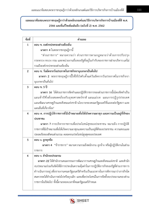 แนวข้อสอบ นักวิเคราะห์นโยบายและแผนปฏิบัติการ สำนักงาน กกต 2568